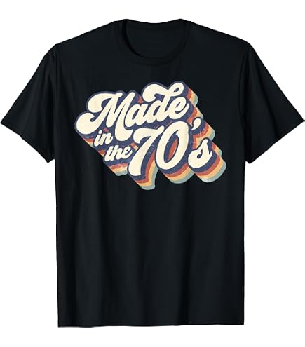 Amazon.com: Made in the 70s Retro T-Shirt, Men's Big and Tall